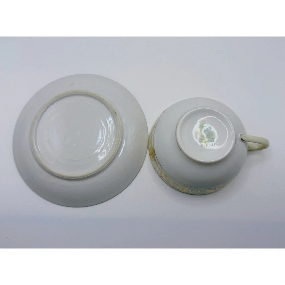 Noritake Christmas Ball Teacup and Saucer Set